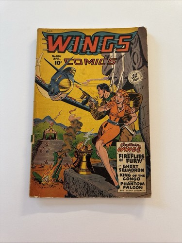 Wings comics #104 - Fiction House 1949
