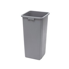 Winco PTCS23G 23 gal Gray Trash Can