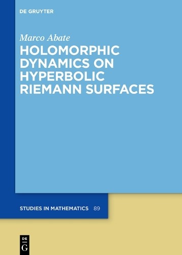 Marco Abate Holomorphic Dynamics on Hyperbolic Riemann Surfac (Copertina rigida)