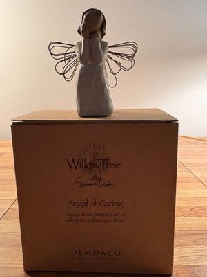 Willow Tree Angel of Caring Figurine Susan Lordi Demdaco w/ Original Box