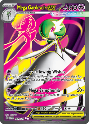 Pokmon TCG Mega Gardevoir ex 159/132 Ultra Rare Mega Evolution Base Set  NM/M | eBay