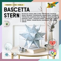 Folia FaltbläTter Bascetta-Stern, Eisblau / Bedruckt 1 Bis 40 Stk Spare 74%