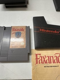NES Nintendo Faxanadu with Cover & Manual