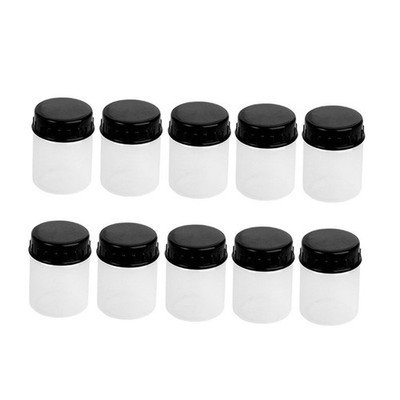 10 Stück Lack Leerflasche Airbrush Farbflasche Modell Lackier Sprühsystem mit