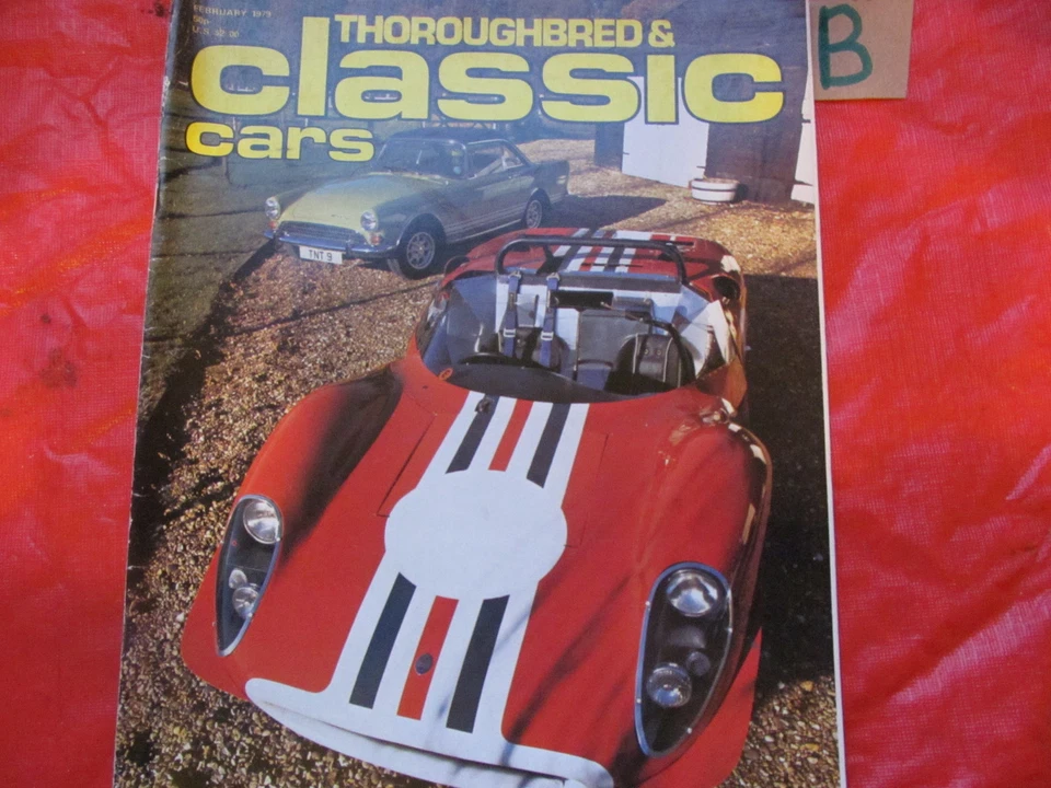 THOROUGHBRED & CLASSIC MAGAZINE Febuary 1979 MASERATI TIPO 65-924 TURBO-SAAB