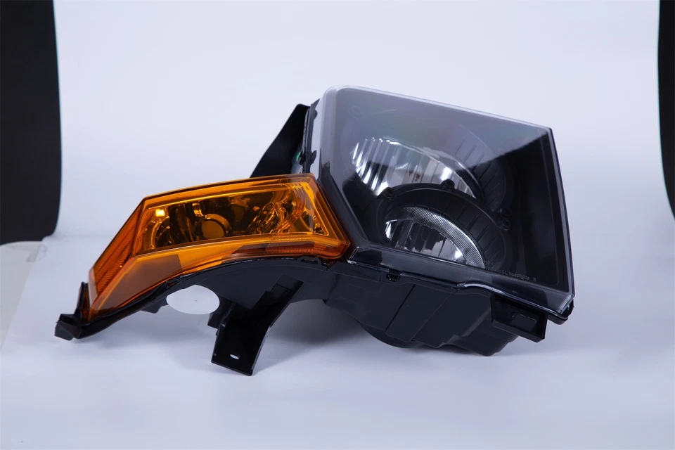 Faros halógenos reflector ámbar carcasa negra Fit Jeep Commander 2006-2010 Foto 4 de 4