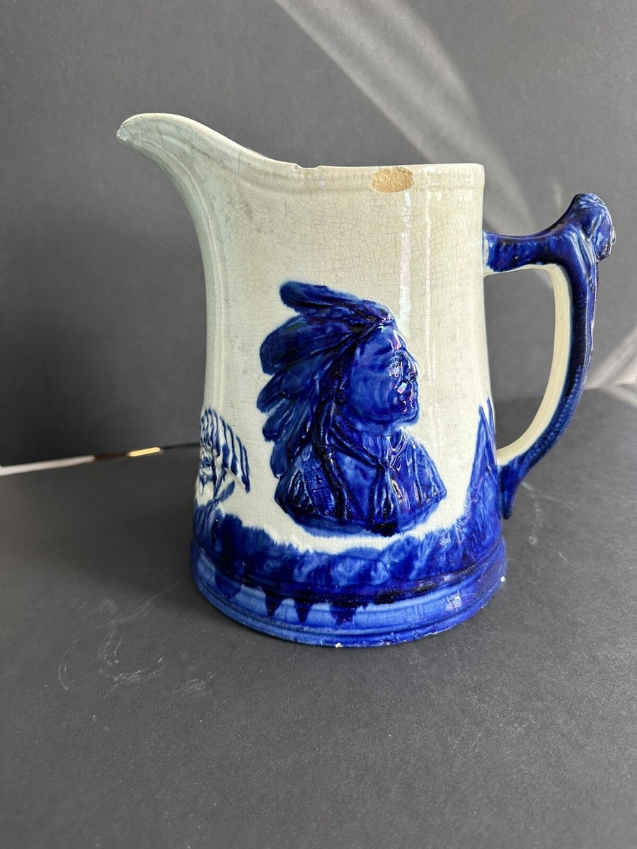 Bouton De Commode Eyes Of India - Lot De 2 Boutons De Porte De Placard En Céramique Bleue Et Blanche - Style Shabby Chic - Style Bohème Bohème - Fait à La Main Bouton De Porte