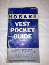 1964 Hobart Brothers "Welders'” Vest Pocket Guide"