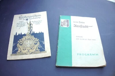 Arnstadt 1250 Jahre Festwoche 1954 Programm + Leistungsschau des Handwerks  - Bild 1 von 3