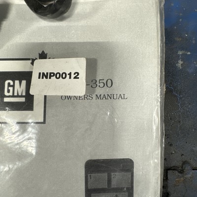 GM 12344681 Keyless Security VSS 200 Corvette Camaro Firebird  