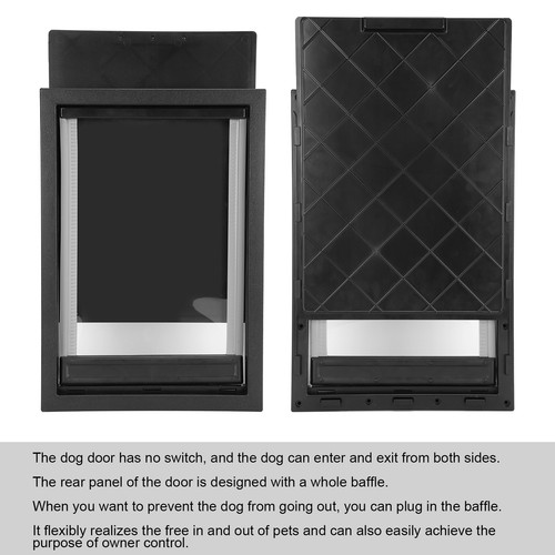 Large Pet Dog Safe Security Flap Door Gate Magnet Automatic Close Pet Doors - Picture 12 of 18