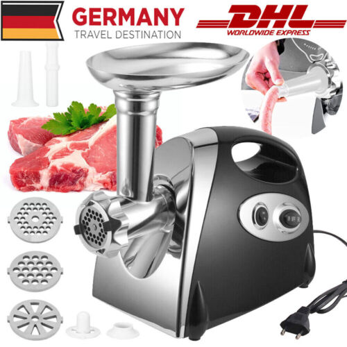 Elektrischer Fleischwolf Gemüse Obst Fleisch Wolf Wurstmaschine Zerkleinerer NEU - Bild 14 von 15