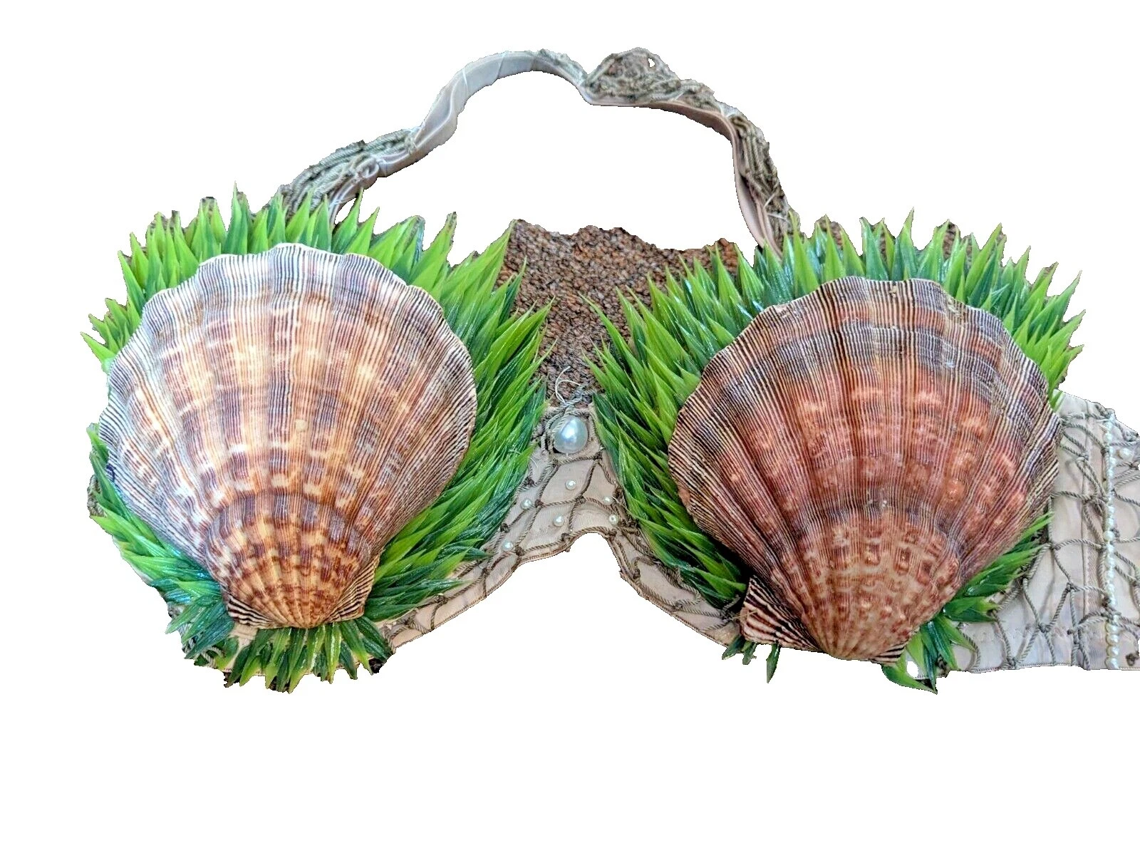 Handmade Brown Regular Size Swimwear for Women