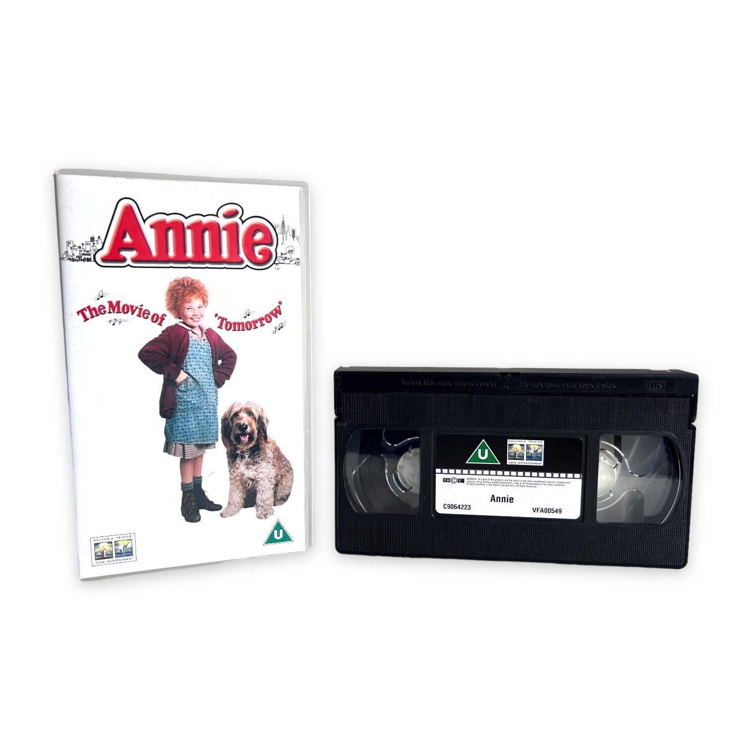 Annie - The Movie Of Tomorrow - VHS Video - Pal Cassette Carol Burnett 1982