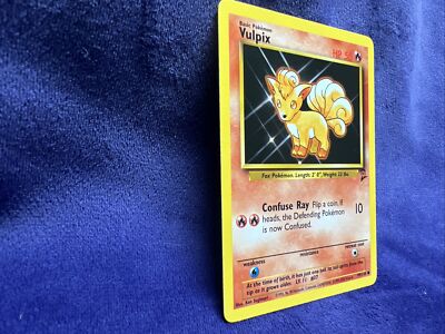 Pokémon TCG - Vulpix #99 - Pokemon Base Set 2 - HP Misprint Error