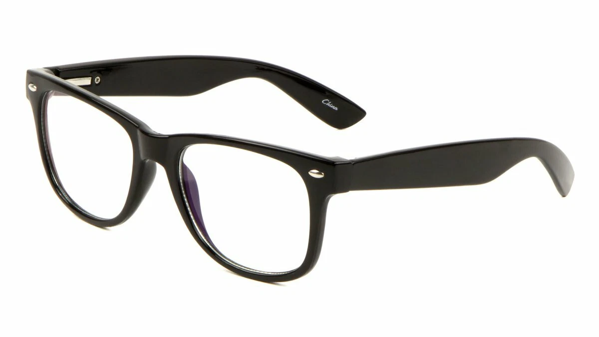 Wayfarer blue top light glasses