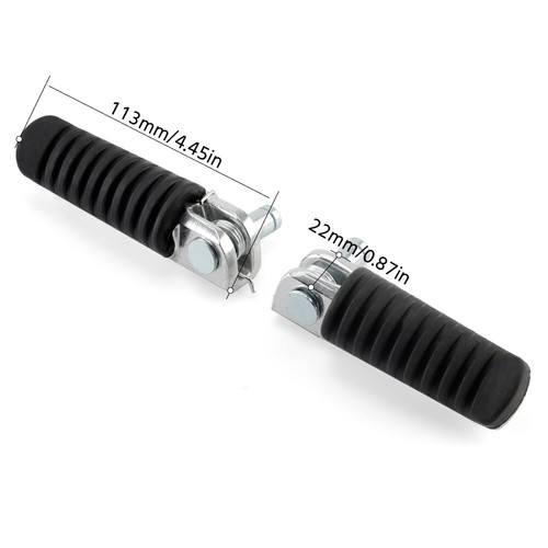 Foot Pegs Footrest Adapter Pedal For KAWASAKI Z900RS Z750/S Z1000/SX ZR-7S ZR750 - Picture 49 of 57