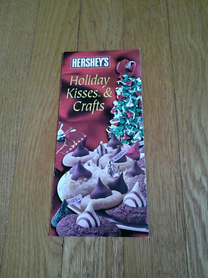 Hershey's Holiday Chocolate Kisses & Crafts 2002 Sheet Christmas Recipes Decor
