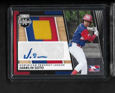 2022 Donruss Elite Extra Edition Juarlin Soto Patch Autograph DPL  No. DMS-JS
