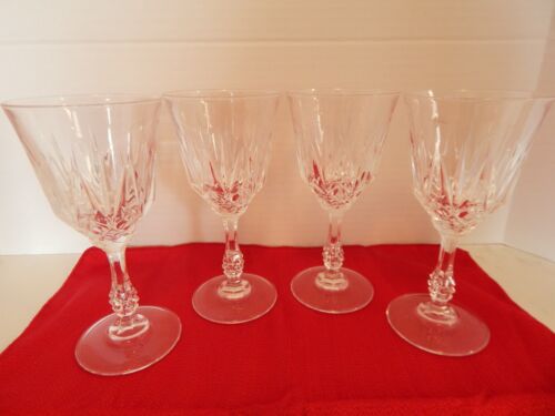 Set of 6 Capri Italian Lead Crystal Wine Glasses