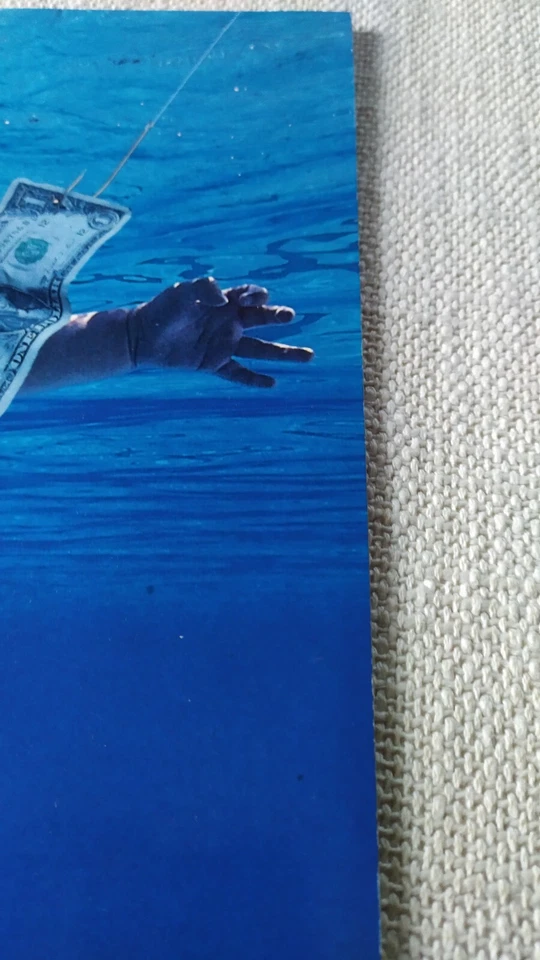 Nirvana Nevermind LP w Misprinted Upside Inner Sleeve EU 1991 Geffen 1 Press. - Immagine 3 di 4