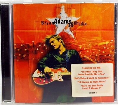 Bryan Adams - 18 Til I Die (Have You Ever Loved Woman?) Hype sticker Cd Ottimo
