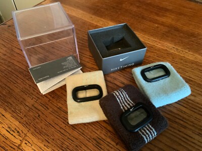 Nike Timing CUFF Watch 3 Terry Wristbands Interchanging w Box
