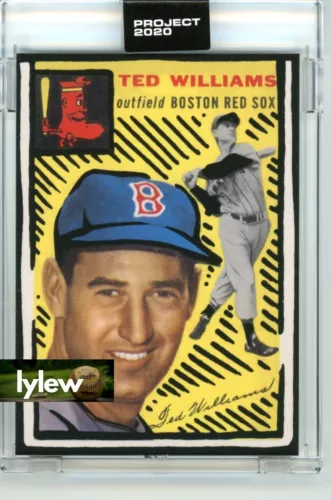 Topps Project 2020 * TED WILLIAMS by Joshua Vides * Card #246 w/ box * Red Sox