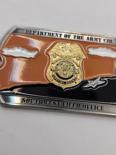 Dept of the Army CID Proactive Operations Team Fort Bliss, TX Challenge Coin - Picture 3 of 6