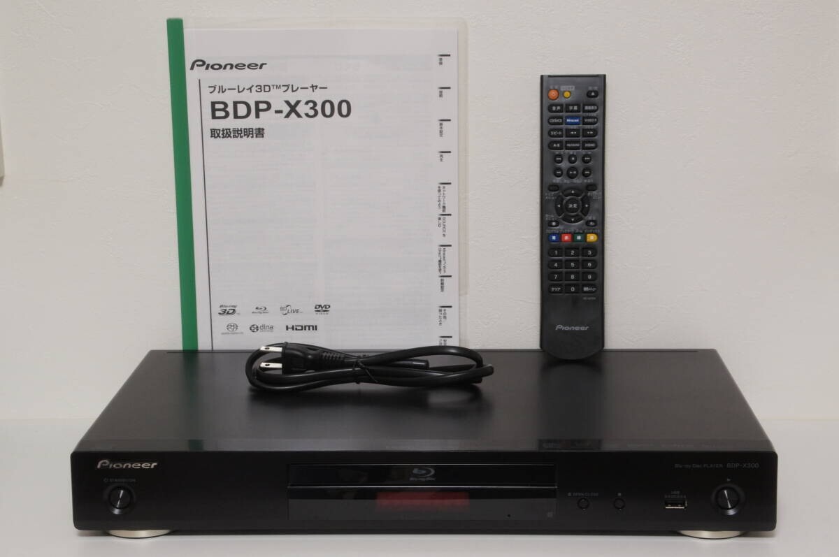 パイオニア ブルーレイプレーヤー 4Kアップスケーリング BDP-X300(B)