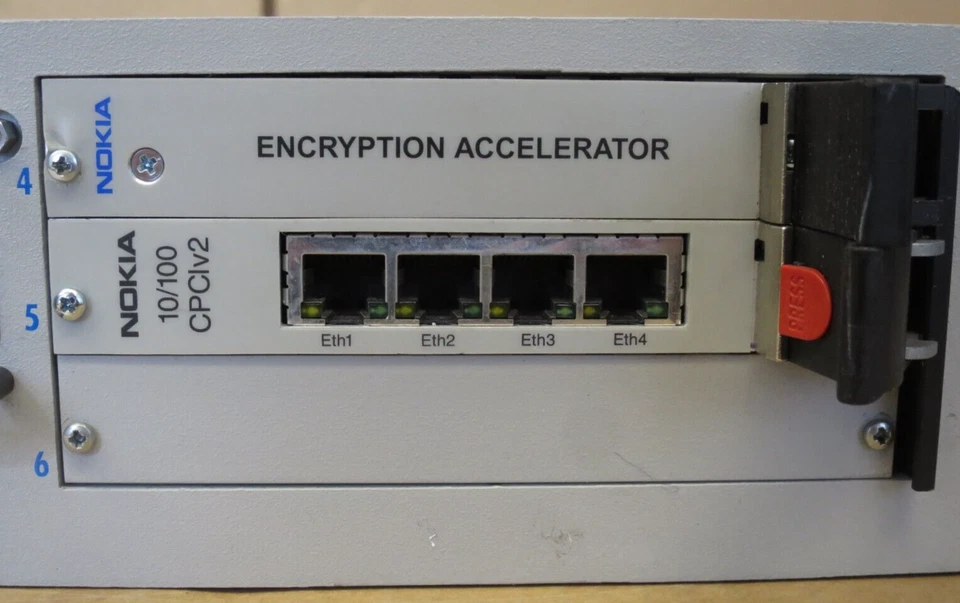 Dispositivo de dispositivo de seguridad de red firewall Nokia IP650 IP 650 VPN 6 GB ATA HDD Foto 4 de 4