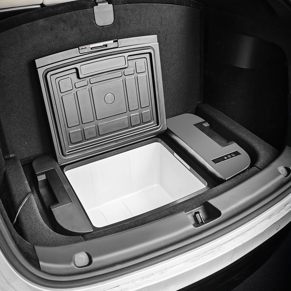 Tesla Model Y トランク フリーザー For Tesla Model Y Cars Fridge 12/24V Portable Cooler Camping