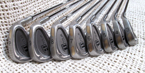 Dunlop BLACK Ti TOUR (3 thru PW) 8 Piece Iron Set RH ~ Regular Flex Steel Shafts - Picture 9 of 9