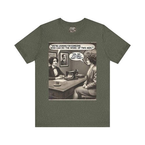 Lustiges Frauen Work Harder T-Shirt, Grafik Tee für Sie, Humorvoll Unisex Top, - Bild 18 von 41