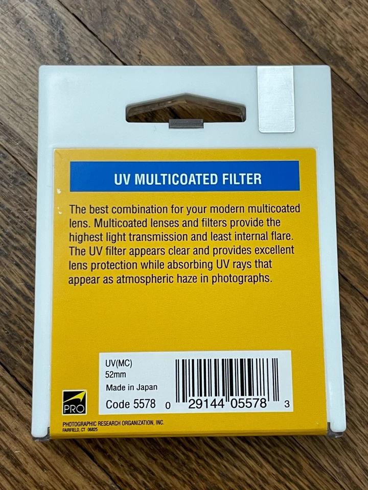 NEW SEALED! PROMASTER 5578 UV Multicoated Filter, 52mm - Image 2 of 2