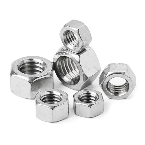 M8 Hex Nuts, M8x1.25mm Stainless Hexagon Nut (20 Pack), 188 Stainless Steel eBay