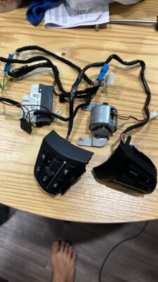 BMW multi function button with ACC and Lane change Blind spot Vibrator Module