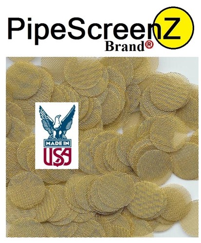 PIPESCREENZ™ BRAND! 5000 (5X 1000 Count) .750"(3/4") Bulk Lot BRASS PIPE SCREENS - Picture 3 of 4