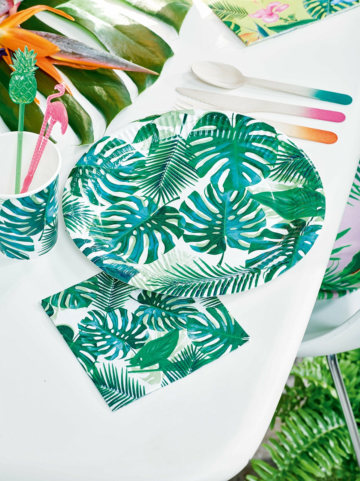 Talking Tables Piatti di Carta Colorati 23cm - Accessori Festa Premium