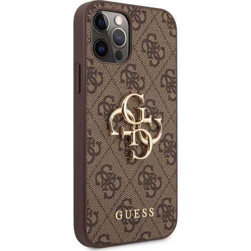 Funda de móvil para iPhone 12/12 Pro Guess Case Cover estuche futeral funda marrón - Imagen 3 de 10