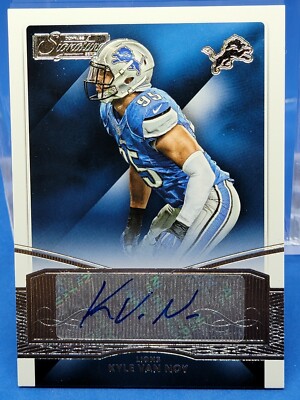 KYLE VAN NOY 2015 DONRUSS SIGNATURE SERIES AUTO #22 PATRIOTS SIGNATURE SIGNED