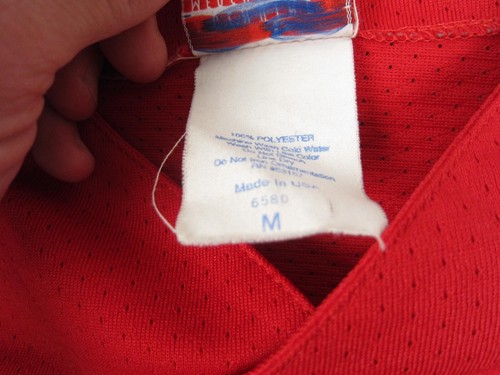 Vintage Chicago Cubs Jersey Mens Medium Red Blue Majestic MLB Baseball Y2K 90s - 第 9/15 張圖片