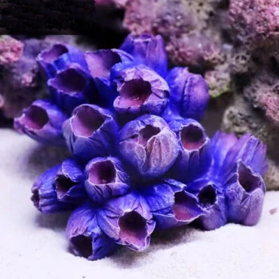 Artificial Resin Shell Coral Reef Aquarium Ornaments Landscaping Fish Tank Decor