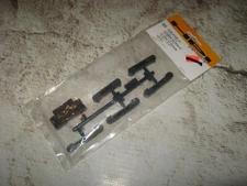 Vintage RC HPI Firestorm & E Suspension Mount Set Plastic Black 100314