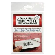 Quick Start Peyote Cards 55151 for Size 15 Seed Beads or Delicas Beadwork RAW