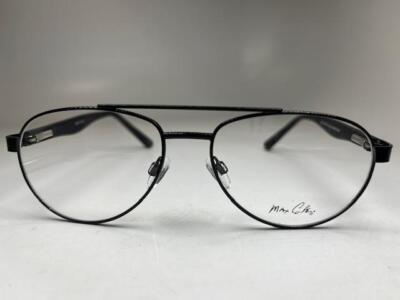 New Max Cole MC-1502 Col.90 Black Aviator Eyeglasses 56/16  display picture 2