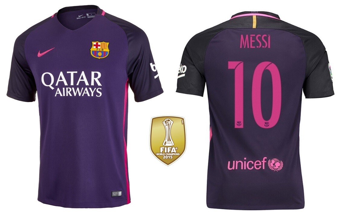 Trikot Nike FC Barcelona 2016-2017 Away Q WC - Messi 10 I