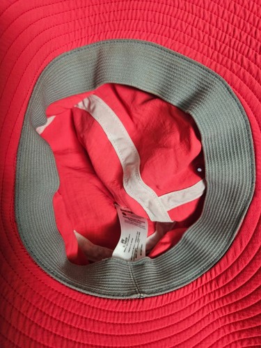 PATAGONIA Cap Hat Hot Pink Girls Size M Bucket Hat Hiking Camping 100% Nylon - Picture 8 of 13