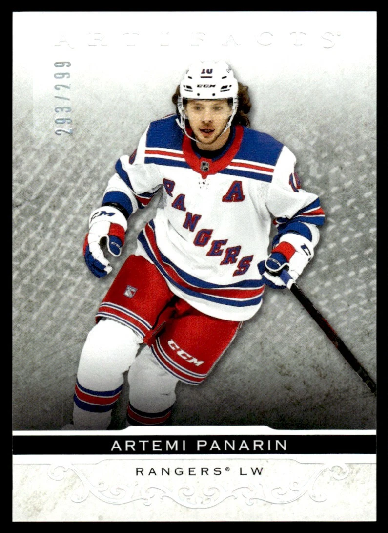 2021-22 Upper Deck Artifacts Silver Spectrum Artemi Panarin 293/299 New York