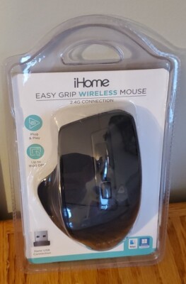 New iHome Easy Grip Wireless Mouse for Mac & PC Windows New